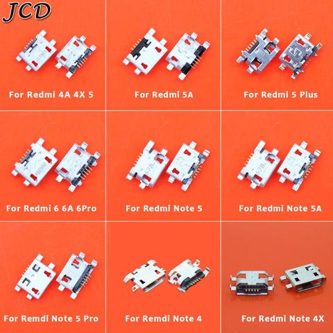 JCD-conector de toma de corriente con USB para Xiaomi Redmi 4 4A 5 5A 5Plus, conector de alimentación hembra, 5 uds. ► Foto 1/6