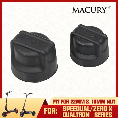 Macury-Tapa de tuerca de tornillo para Speedual Series Zero 8X 10X 11X Zero 9 10 Dualtron moto eléctrica, tuerca protectora a prueba de polvo de 22mm y 18mm ► Foto 1/6