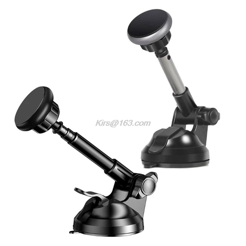 Soporte magnético Universal telescópico para coche, soporte de rotación de 360 grados para iPhone 7/6/Samsung HTC, tabletas y teléfonos inteligentes ► Foto 1/6