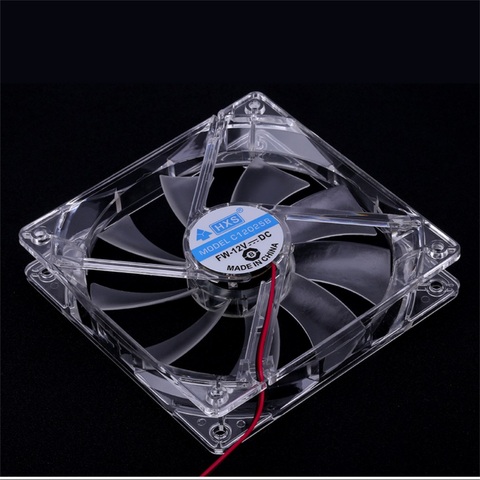 Ventilador de ordenador de 120mm, 4 luces LED de 12CM, ventilador de refrigeración de CPU para ordenador, accesorios de ordenador, ventilador de enfriamiento para CPU ► Foto 1/6