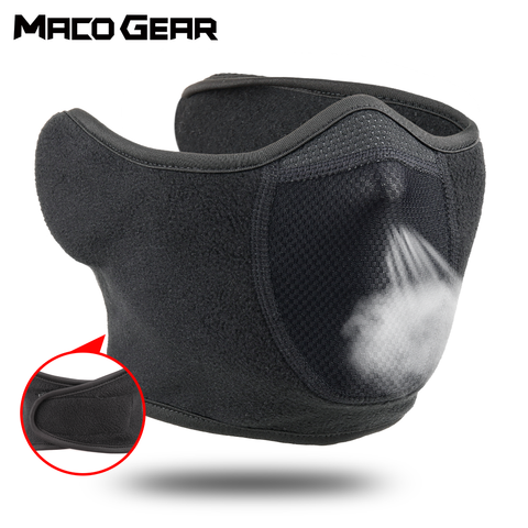 Máscaras para correr de invierno para hombre y mujer, Bandana térmica con forro polar, bufanda para senderismo, Snowboard, esquí, deporte de ciclismo, calentador de cuello ► Foto 1/6