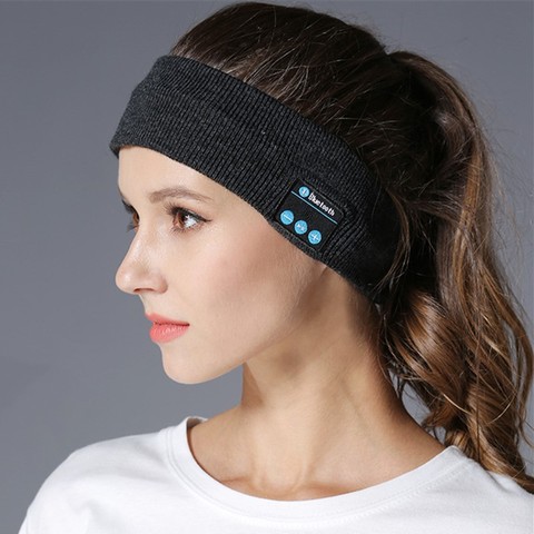 Auriculares estéreo inalámbricos con Bluetooth para correr, cascos deportivos para dormir y música, diadema, 1 unidad, entrega rápida ► Foto 1/6