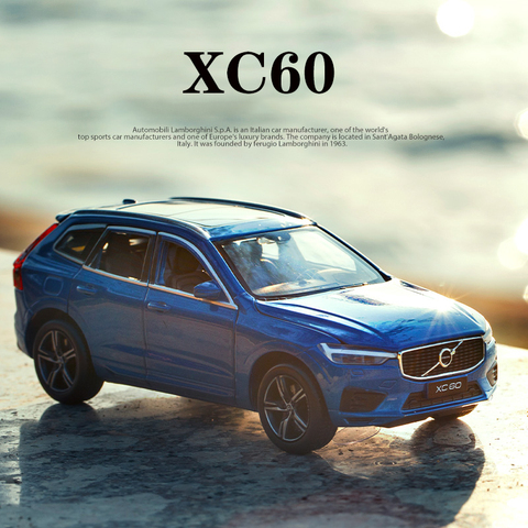 Coche todoterreno XC60 SUV de aleación 1:32, moldeado a presión juguete en miniatura, luz de sonido, vehículo de tracción, juguetes para niños, novedad de 2022 ► Foto 1/5