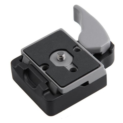 Adaptador de Abrazadera de liberación rápida para cámara 323 + Placa de liberación rápida 200PL-14, Compatible con placa Manfrotto Compat ► Foto 1/6