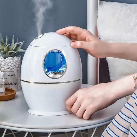 Humidificador de aire de gran capacidad con difusor de aromas, USB, ultrasónico, vapor frío, con luz LED nocturna, para oficina y hogar, 8000MI ► Foto 1/6