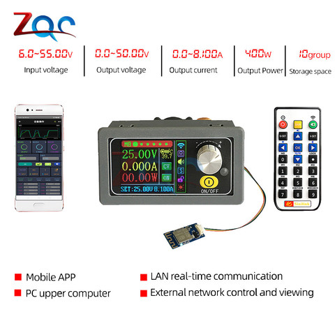 Convertidor Buck DC 6-55V a CC 0-50V, regulador de tensión regulable CNC CC CV, módulo de fuente de alimentación de reducción, Bluetooth XY5008 ► Foto 1/1