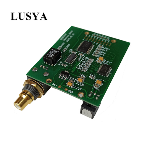 Lusya WM8805 módulo USB Amanero interfaz Digital IIS I2S a Coaxial IIS I2S a interfaz de fibra óptica a placa Coaxial T0109 ► Foto 1/6