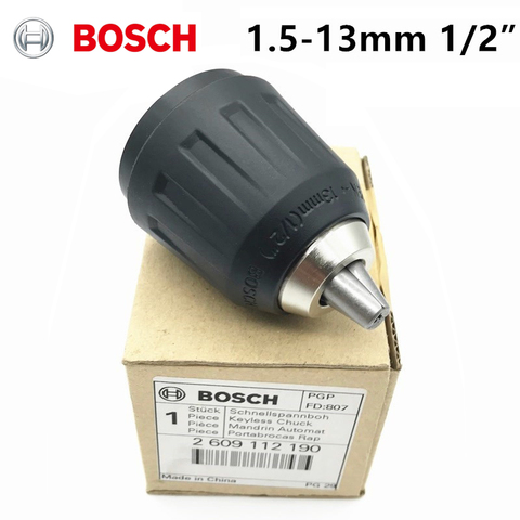 Bosch-Portabrocas de bloqueo automático, taladro manual recargable de 1,5-13mm, bloqueo de broca Dr. Impact ► Foto 1/4