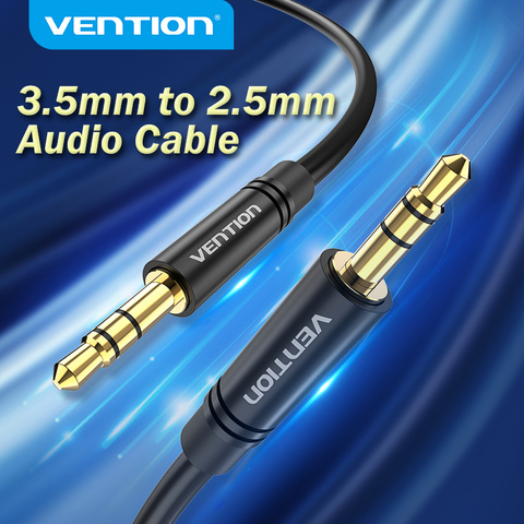 Convenio de 2,5mm a 3,5mm Cable Aux Jack 3,5 a 2,5 macho a macho Cable de Audio para MP3 altavoz para SmartPhone teléfono móvil para Aux Cable ► Foto 1/6