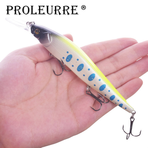 Uds Jerkbait Minnow Señuelos de Pesca 13,5 cm 16g suspender Wobblers realistas 3D ojos artificiales atraer bajo Pike Pesca aparejos de Pesca ► Foto 1/6