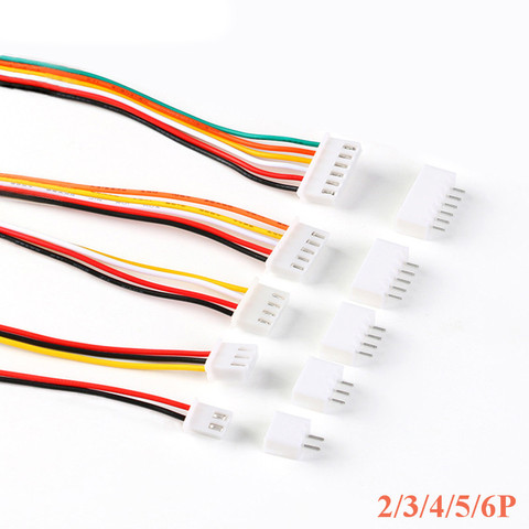 JST-conector de Cable XH2.54 XH 2,54mm, 2/3/4/5/6P, macho, hembra, enchufe de 200MM, 20cm, Cable de 26AWG, 10 juegos ► Foto 1/6