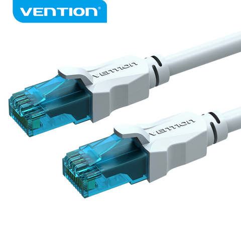 Cable de conexión Ethernet Vention CAT5e RJ45, Cable LAN de 0,75 m, 1m, 1,5 m, 2m, 3m, 5m para enrutador de ordenador, portátil, Cable Ethernet ► Foto 1/6