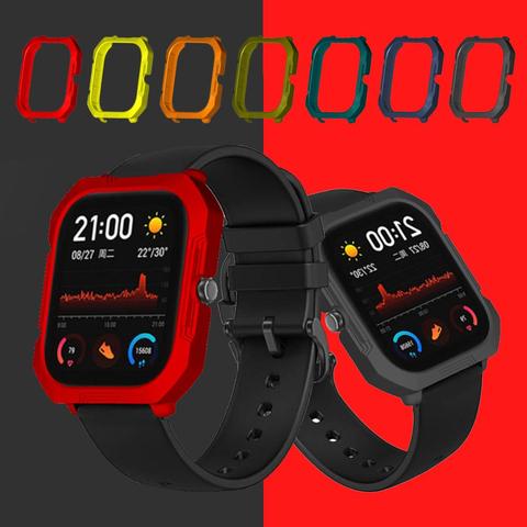 Funda protectora para Xiaomi Huami Amazfit GTS, funda protectora de PC duro para reloj inteligente, funda protectora con marco para reloj Amazfit GTS ► Foto 1/6