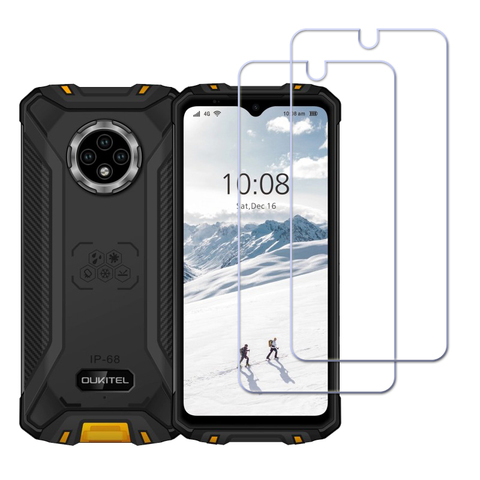 2 uds. De vidrio templado 9H 2.5D para Oukitel WP8 Pro WP8Pro, carcasa de pantalla protectora 9H HD, película protectora frontal para teléfono ► Foto 1/6