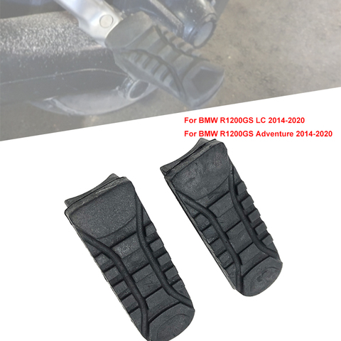 Reposapiés delantero para motocicleta cubierta de goma para placa de estribos, compatible con BMW R1200GS, LC R 1200, GS, ADV, Adventure, GSA 2013-2022 ► Foto 1/6