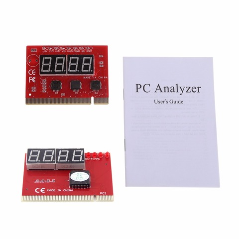 Nuevo ordenador PCI tarjeta postal placa base LED 4 dígitos prueba de diagnóstico Analizador de PC de alta calidad ► Foto 1/6