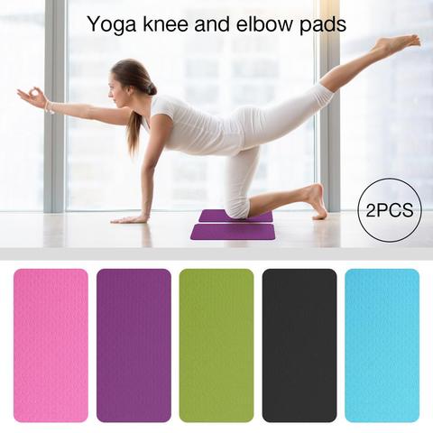 2 unids/set Yoga de la rodilla de Fitness de edificio del Cuerpo cojines codo de la rodilla Yoga Protector de la rodilla para equipos de Fitness ► Foto 1/6