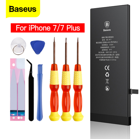 Baseus teléfono móvil Original baterías para iPhone 7 7 Plus 7 7 batería de alta capacidad de batería de reemplazo de batería para iPhone 7 p ► Foto 1/6
