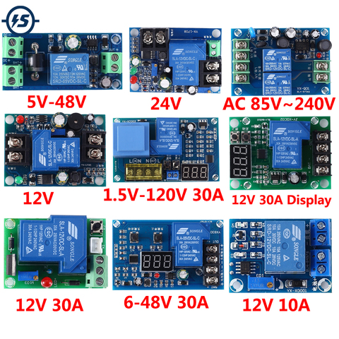 Módulo Protector de batería, protección contra sobredescarga, placa de tensión baja para 5V 12V 24V 48V AC 220V, módulo de conmutación con Control UPS ► Foto 1/6