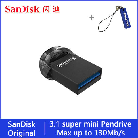 USB 3,0 de SanDisk 3,1 Flash Drive 128 GB 64 GB 32 GB 16 GB 130MBS ULTRA FLAIR memoria Stick Pen unidades Pendrive Flashdisk disco de U para PC ► Foto 1/1