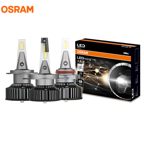 OSRAM LED H1 H4 H7 H8 H11 H16 9012, 9003, 9005, 9006 HB2 HB3 HB4 H1R2 HYZ LEDriving 6000K blanco LED de la linterna del coche + 140% brillante 2X ► Foto 1/6