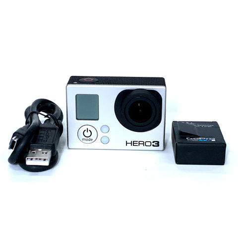 Cámara de aventura edición negra para GoPro HERO3, Original, batería y cable de datos de carga, novedad de 95% ► Foto 1/4