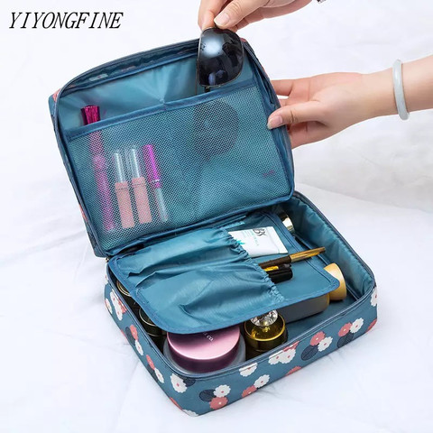 Bolsos de maquillaje para mujeres y hombres, estuches para cosméticos, bolsa de almacenamiento portátil, organizador de viaje, Neceser, 2022 ► Foto 1/6