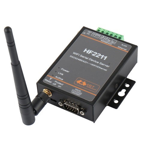 Módulo convertidor HF2211 serie A WiFi RS232/RS485/RS422 A WiFi/Ethernet para transmisión de datos de automatización Industrial ► Foto 1/3