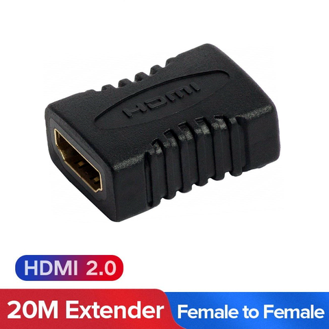 Extensor de conector hembra a hembra, 4K, HDMI, Adaptador convertidor de extensión compatible con PS4, extensor compatible con HDMI ► Foto 1/6