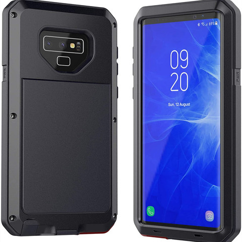 Funda de Metal resistente a prueba de golpes para móvil, carcasa protectora de cuerpo completo de grado militar para SAMSUNG Galaxy Note 20 10 9 8 S20 S10 S9 S8Plus ► Foto 1/6