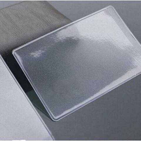 10 Uds suave de plástico transparente tarjeta de crédito mangas protectoras impermeable al polvo tarjeta funda, soporte ► Foto 1/4