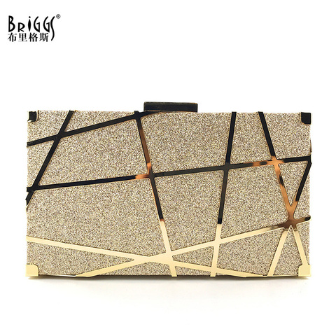 Brigs-bolsos de mano de diseñador de marca de lujo para mujer, carteras de decoración acrílica, de noche, para fiesta, boda, con cadena, de hombro ► Foto 1/1