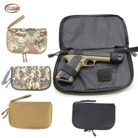 Bolsa de transporte para pistola táctica, funda militar portátil, suave, acolchada, accesorios de caza ► Foto 1/6