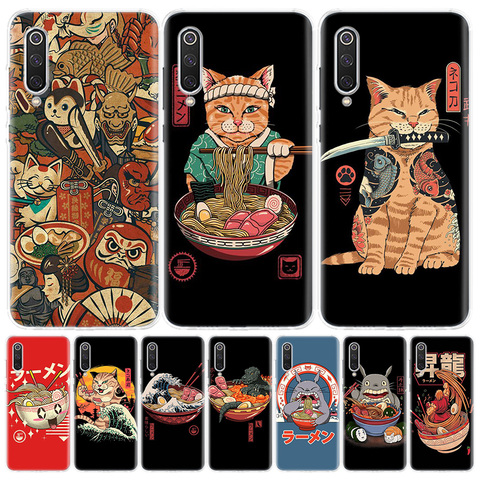 Gran Ramen onda Japón funda de teléfono para Xiaomi Redmi Nota 9 9S 8T 8 7 8A 7 7A 6 6A 5 5A 4X S2 K20 K30 Pro de la cubierta a la moda de Coque ► Foto 1/6