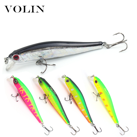 VOLIN llavero 1pc nuevo duro magnético pesca japonesa 70mm 5g Minnow cebo Artificial, Swimbait por pike perca pesca señuelo ► Foto 1/6