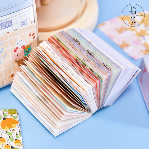 200 hojas Kawaii papelería pegatinas flor ins fresco DIY Scrapbooking álbum diario planificador feliz pegatinas diario ► Foto 1/5