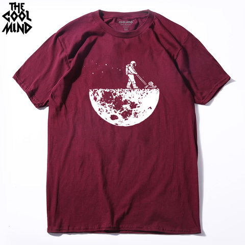 Camiseta de manga corta de hombre informal de estilo callejero de verano de punto de 100% algodón con cuello redondo MO0118A ► Foto 1/6