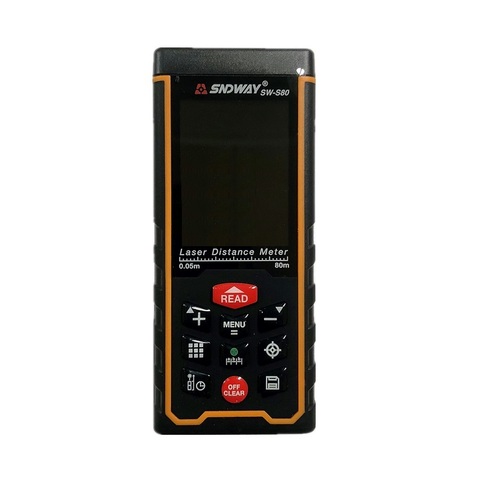 Medidor de distancia láser Digital SNDWAY SW-S80 de 80m pantalla a Color con cámara recargable Telémetro Láser ► Foto 1/6