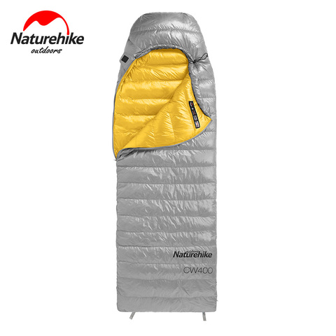 Naturehike-saco de dormir de ganso CW400, impermeable, para viajar, senderismo, saco de dormir para acampar ► Foto 1/6