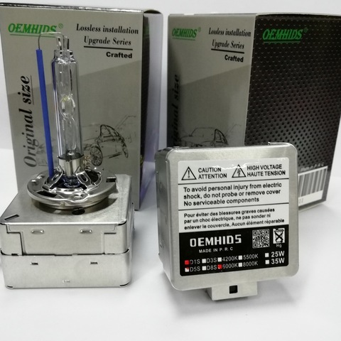 1 par D1S bombilla de Xenón OEMHIDS 35w 4200k 6000k para w221 w216 w211 w164 w212 w204 w251 W230 E60 X1 X3 X5 X6 HID lámpara de la linterna ► Foto 1/6