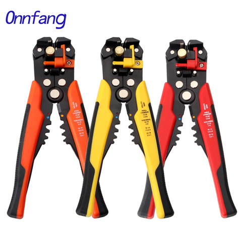 Onnfang-Alicates para pelar cables, pelador automático multifuncional, alicates para Terminal de 0,2-6,0mm, herramientas manuales ► Foto 1/6