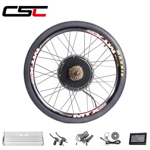 EBIKE 20-29 pulgadas 700C Kit de conversión de bicicleta eléctrica 36 V 250 W 350 W 500 W frente Bluetooth o rueda de Motor de cubo trasero ► Foto 1/6