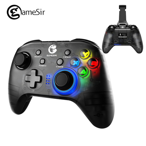 GameSir T4 Control de Mando profesional Bluetooth 2,4 GHz juego inalámbrico controlador soporte iOS / Android/PC/interruptor Pubg juegos con soporte ► Foto 1/6