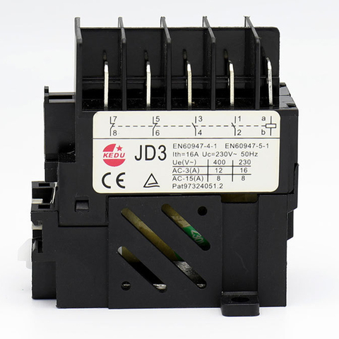 KEDU JD3 16A 230V 10 interruptor de pines relé para herramientas eléctricas relé de protección contra sobrecarga ► Foto 1/6