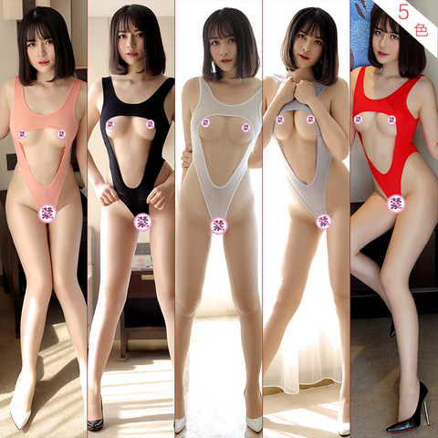 Traje para mujer vendaje Bikini uniforme japonés SUKUMIZU traje De baño Cosplay traje De cuerpo Maillot De Bain natación ► Foto 1/6