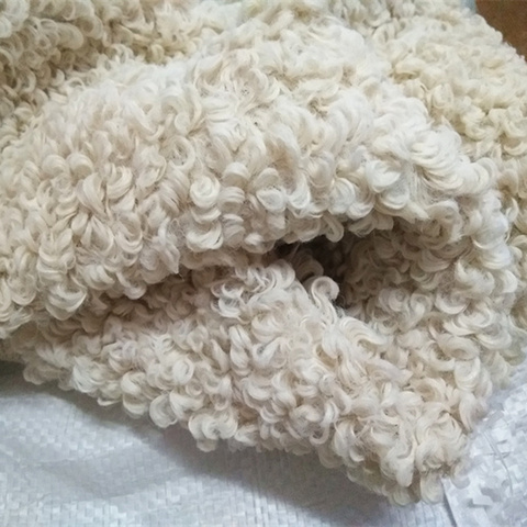 Tela de piel de lana sintética rizada para muñeca, forro de ropa caliente artesanal, abrigo, bolsa, sombrero, capa ► Foto 1/4