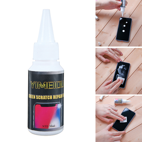 Líquido de reparación para pantallas de teléfonos móviles, removedor de arañazos, esmalte de vidrio de 30ml, pantalla LCD, novedad, 1 unidad ► Foto 1/6