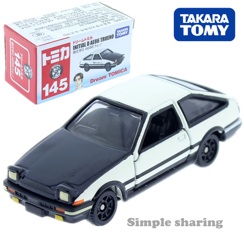 Takara Tomy sueño Tomica inicial de 145 D Toyota AE86 Trueno coche caliente niños Pop Motor para juguetes vehículo fundición modelo de Metal coleccionables ► Foto 1/6