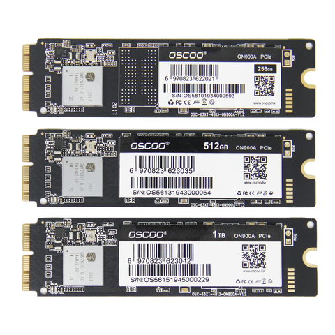 Nuevo 256GB 512GB 1TB SSD para Apple MacBook Pro A1502 A1398 EMC 2678, 2875, 2835, 2674 MacBook aire A1466 A1465 EMC2631 2632, 2924 ► Foto 1/6