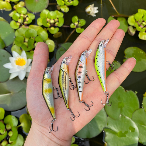 LTHTUG Pesca Japón corriente de señuelo de Pesca 63mm 8g señuelo hundido Peche Artificial cebo duro para Bass perca salmón Lucio señuelo para trucha ► Foto 1/6